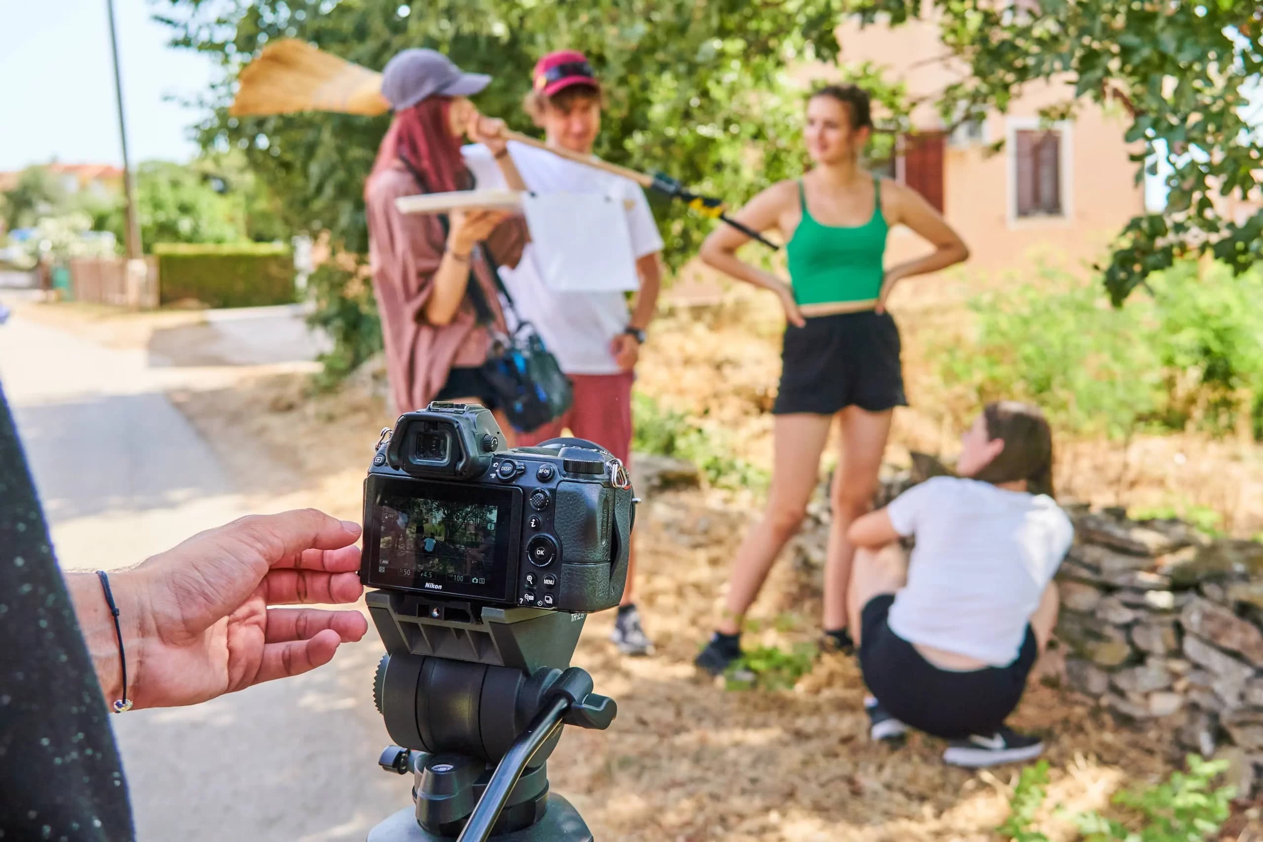 Natáčanie filmu — práca s kamerou počas umeleckého programu